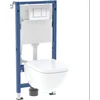Geberit Rinkinys potinkinis Cersanit WC Set DELTA 112CM Frame+Plate Chrom