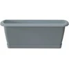 Gėlių dėžutė Prosperplast Respana ISE800P, plastikinė, 80 cm x 18,4 cm, pilkos spalvos.