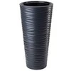Gėlių vazonas Form Plastic Slim 2723, plastikinis, antracito spalvos