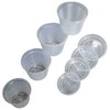 Gėlių vazono lėkštė Uniplastex UPOO13, skaidrios spalvos, 13 cm