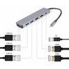 Gembird Adapteris usb-c hub usb-c pd hdmi x2 usb 3.0x3