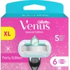 Gillette Venus Party Edition Skustuvo Keičiamos Galvutės, 6 vnt.
