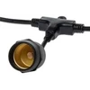 Outdoor garland Milagro. 10m. E27. IP44. without bulbs