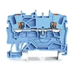 Gnybtas Wago 2202-1204, 2 jungčių 2,5 mm², 24A, mėlynas