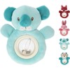 Barškutis Koala,Lapė,Zuikis,Liūtas, mėlyna/raudona/rožinė
