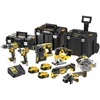 Grąžtas Akumuliatorinių įrankių rinkinys su akumuliatoriumi Dewalt DCK755P3T-QW, 18 V, 5 Ah