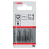 Grąžtas Atsuktuvų antgalių komplektas Bosch Extra Hard PZ1, PZ1, 25 mm