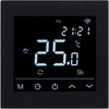 Grindų termostatas Heatcom HC91, įleidžiamas, juodas, 8,6 cm, 5–50 °C