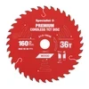 Medžio pjovimo diskas SPECIALIST+ Premium Cordless, 160 x 1,6 x 20 mm, 36 dantų, 15°, TCT