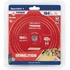 Pjovimo diskas 184x40Tx20/16mm, Demolition PREMIUM, SPECIALIST+
