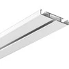 Domoletti Aliuminio sistema UNIVERSAL-PROFILIS, 1 ir 2 bėgelių, baltos sp., 2,5 m