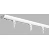 Domoletti Aliuminio sistema DS - PROFILIS, 1 bėgelio, baltos sp., 1,5 m