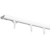 Domoletti Aliuminio sistema DS - PROFILIS, 1 bėgelio, baltos sp., 3 m