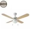Pakabinamas šviestuvas Domoletti CEILING LAMP/FAN NAPO E14 Baltas/WOOD