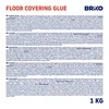 Grindų klijai Briko Cover - Lim, 1kg, baltos spalvos.