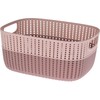 KOOPMAN DVIEJŲ SPALVŲ PLASTIKINIS KREPŠELIS 38X28CM 030002060 1vnt