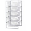 Domoletti Szafka szufladowa TC-M49-5 Baltas 89x45x55cm, 5 stalčiai, balta