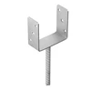 Grundline Brusų kurpė PS140 U formos įmūrijama 141x120x4mm