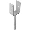 Grundline Sijos jungtis PS80 81x120x4mm U formos, įmūrijama