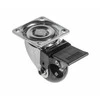 GTV Furniture wheel, Brazylia, juodas, 35mm (with brake)