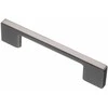 GTV Zamak handle 819 C=96mm juodas chrome