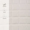 Domoletti BEDSPREAD MICRO 160X220 CM SQUARES BEIGE