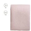 Domoletti BEDSPREAD MICRO 220X220 CM HERRING Rožinis