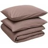 Patalynės komplektas Domoletti BED COV SET SOLID BROWN SATEEN 140X200