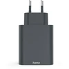 HAMA Įkroviklis SIECIOWA ECOSENTIAL 45W PD 1X USB-C, 1X USB-A, ANTRACYT