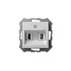 Liregus HDMI+USB lizdas EPSILON, be rėmelio, baltas