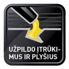 Bituminis hermetikas MAKROFLEX BA 141, juodos sp., 300 ml