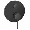 Potinkinis dušo komplektas Invena Dafni BS-88-014-A, juoda sp.