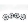 Iedurams gaismeklis ar saules bateriju Domoletti Flower, 0.06W, IP44, caurspīdīga