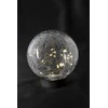 Domoletti SOLAR CRACKLE GLASS ORB LIGHT15CM 100969