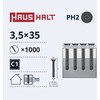 Haushalt Sourcing Varžtai diržiniame metaliniame grąžte 3,5x35 1000