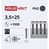 Haushalt Sourcing Varžtai diržiniame metaliniame grąžte 3,5x25 1000