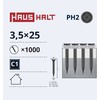 Haushalt Sourcing Varžtai metaliniame dirže 3,5x25 1000 vnt.