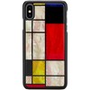 Ikins Telefono dėklas iPhone XS Max, Mondrian, juodas