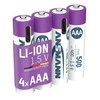 Įkraunamos baterijos Ansmann, AAA, 400 mAh, 4 vnt.