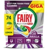 Indaplovių tabletės Fairy Our 30 Minute Miracle Platinum Plus, 74 vnt.