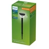 Philips Kyna saulės energija varomas žeminis šviestuvas su smeigtuku. IP44. Juoda