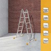 Daugiafunkcinės kopėčios Forte tools 4410S; 4x3; 3,29 m