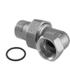 Išardoma alkūnė TDM Brass 235NOR, 1 colis - išorinis sriegis / 1 colis - vidinis sriegis, 1"