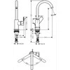 Praustuvo maišytuvas Hansgrohe Rebris S 72536000, chromo