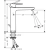 Praustuvo maišytuvas Hansgrohe Vernis Blend 71552670, juoda sp.