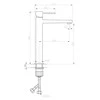 Praustuvo maišytuvas Invena Glamour BU-02-W09-V, aukso