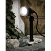 Jungiamas lauko šviestuvas Eglo Nema, 2,8 W, GU10, IP44, juodas, 6 cm x 18,5 cm