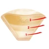 Kafijas automāta filtras Melitta Original 1x4, 80 gab.