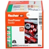 Kaištis Fischer DuoPower, 50 mm x 10 mm, 50 vnt.