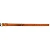 Antkaklis Zolux LEATHER LINED, smėlio ruda, 350 mm x 16 mm